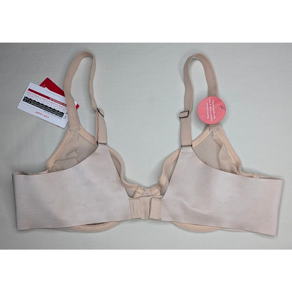 Spanx SheerFlex Fit To You Demi Underwire Bra NWT Large A-C Champagne Beige Chic - Picture 2 of 7